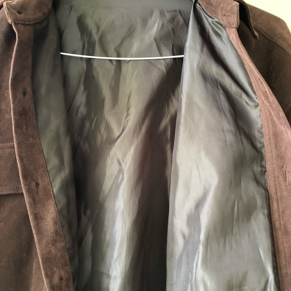 Italian Boutique Faux Lined Suede Shirt - Picture 5 of 8